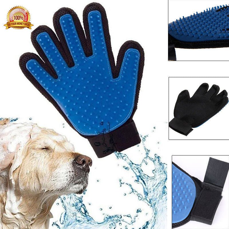 Pet Cat Dog Grooming Bath Magic Glove Hair Massage Mitt Fur Cleaning Comb Brush - Freddie & Wilson