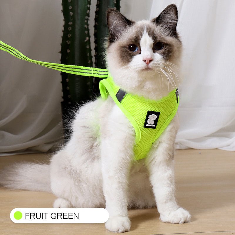 Cat Harness - Escape - Proof Vest for Safe Outdoor Adventures - Freddie & Wilson