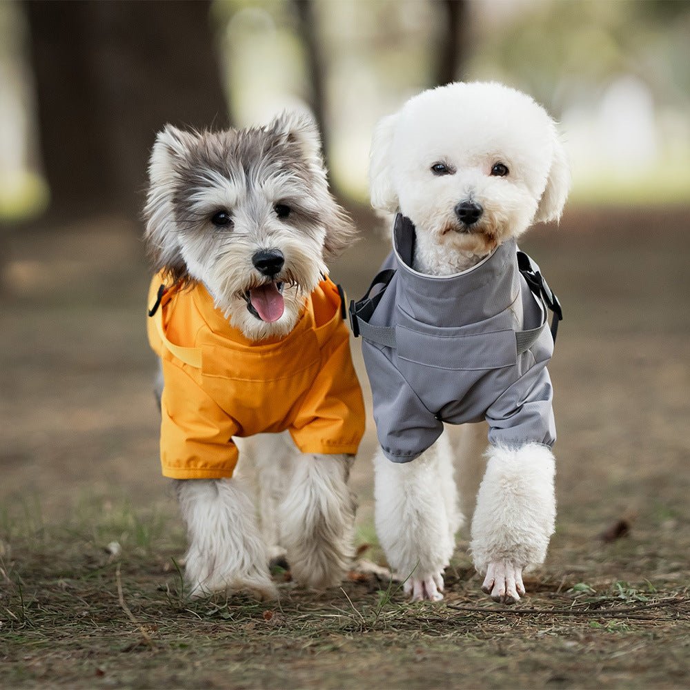 Waterproof Dog Raincoat - Two - Leg Design with Chest & Back Protection - Freddie & Wilson