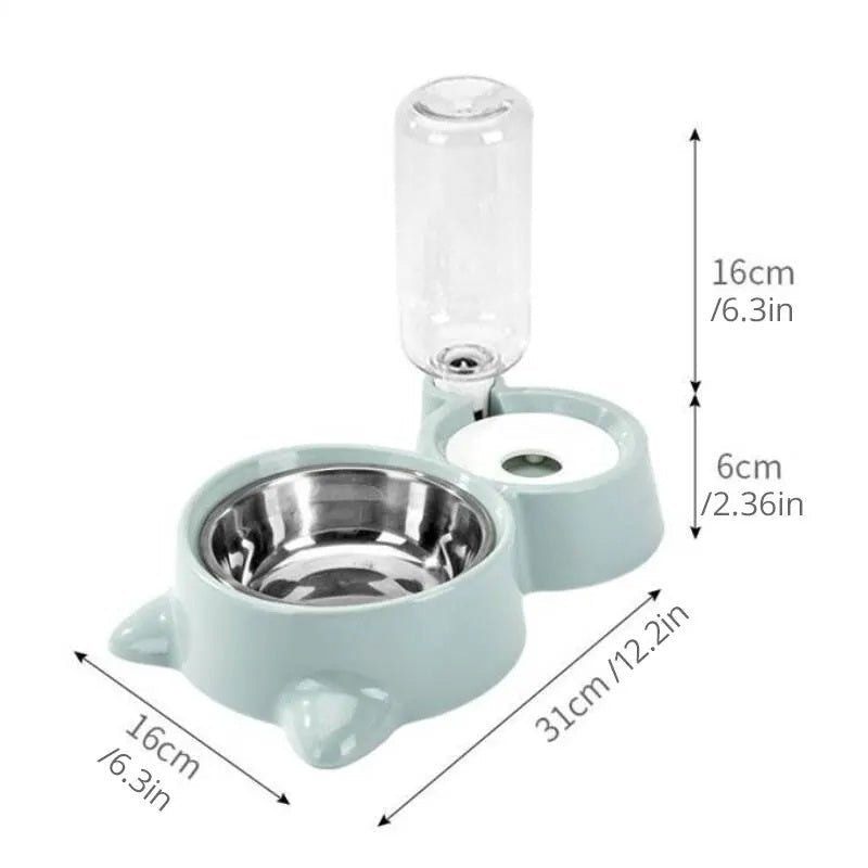 Automatic Pet Water Fountain - Gravity - Fed Bowl for Cats & Dogs - Freddie & Wilson