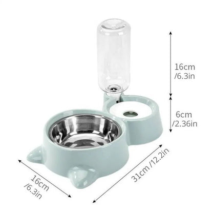 Automatic Pet Water Fountain - Gravity - Fed Bowl for Cats & Dogs - Freddie & Wilson
