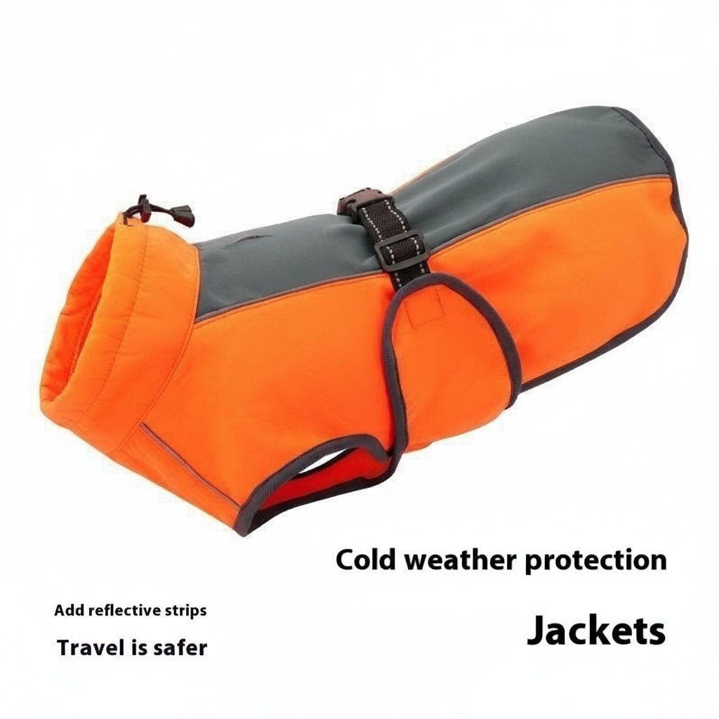 Dog Winter Vest - Thick Coral Fleece Coat for Medium to Large Dogs - Freddie & Wilson