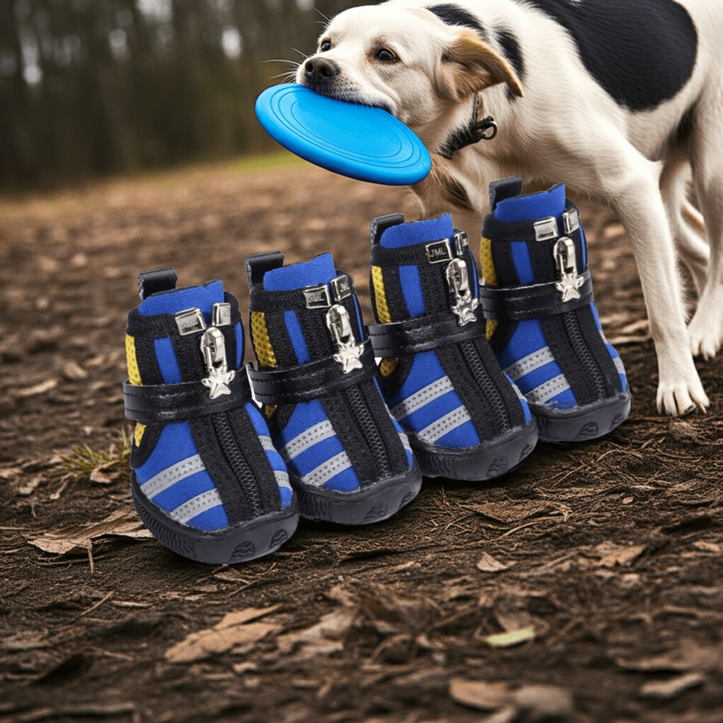 Dog Running Shoes - Diving Fabric Sports Sneakers for Indoor & Outdoor - Freddie & Wilson