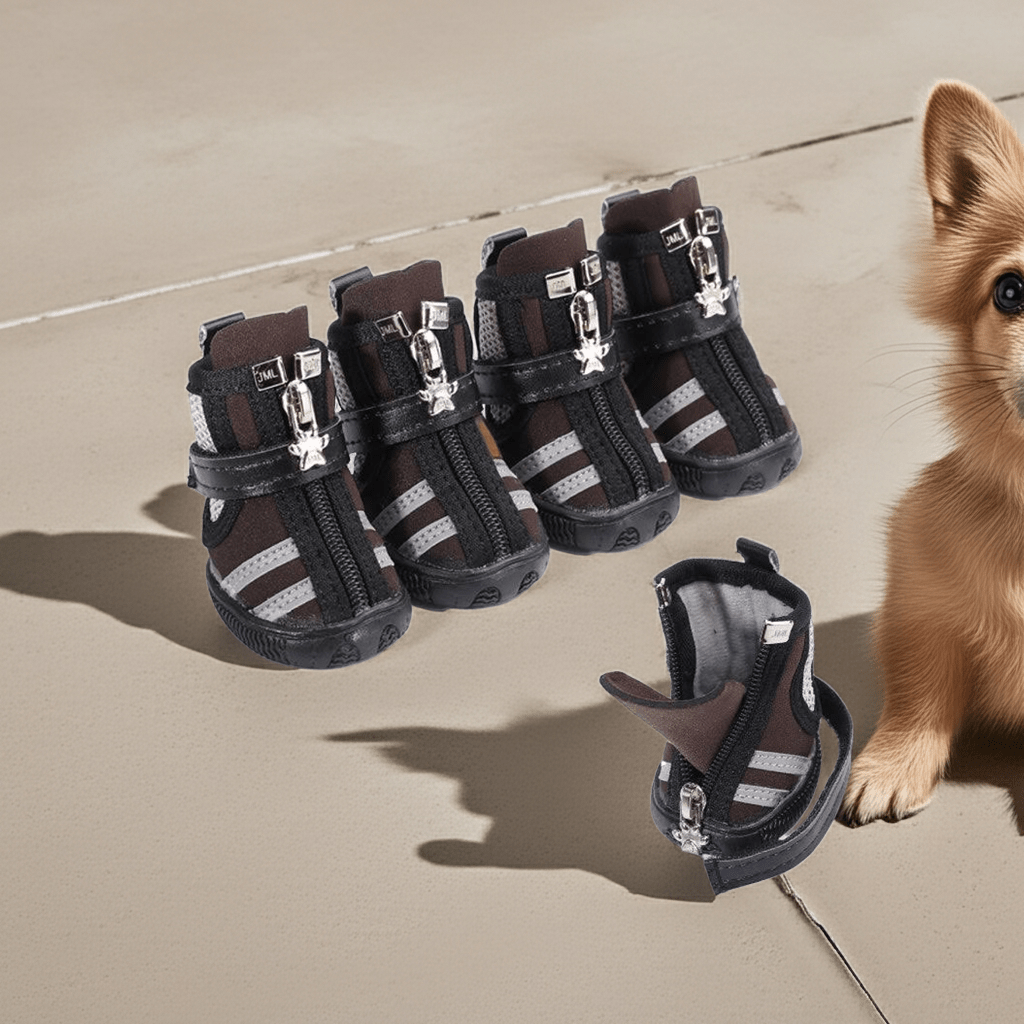 Dog Running Shoes - Diving Fabric Sports Sneakers for Indoor & Outdoor - Freddie & Wilson