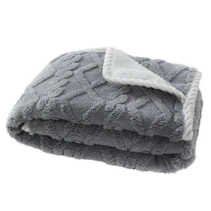 Waterproof Pet Blanket - Thick Plush Fleece Throw for Dogs & Cats - Freddie & Wilson