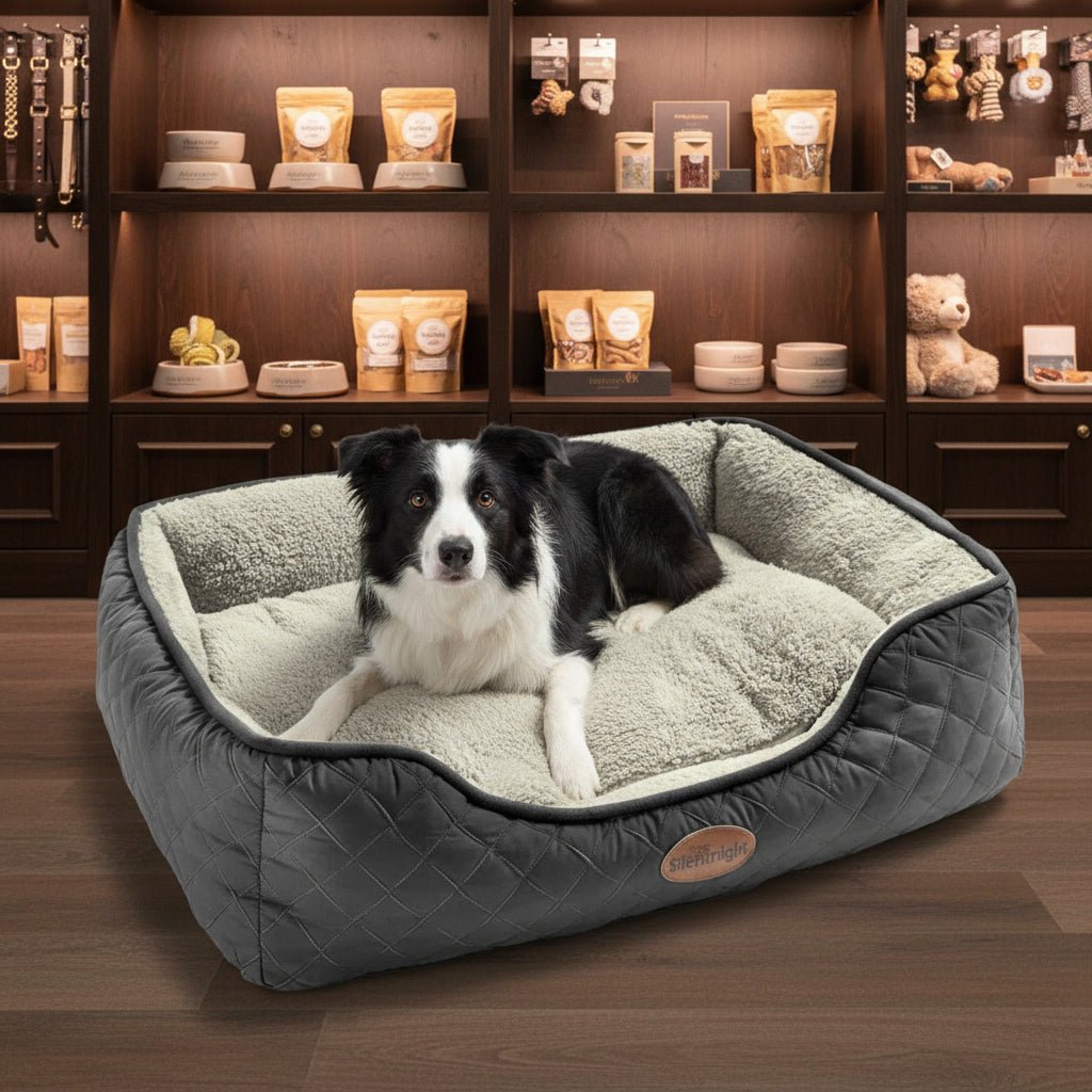 Airmax Breathable Pet Bed with Reversible Cushion - Freddie & Wilson
