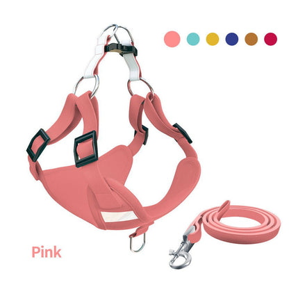 Reflective Dog Harness & Leash Set - High Visibility Vest for Night Safety - Freddie & Wilson