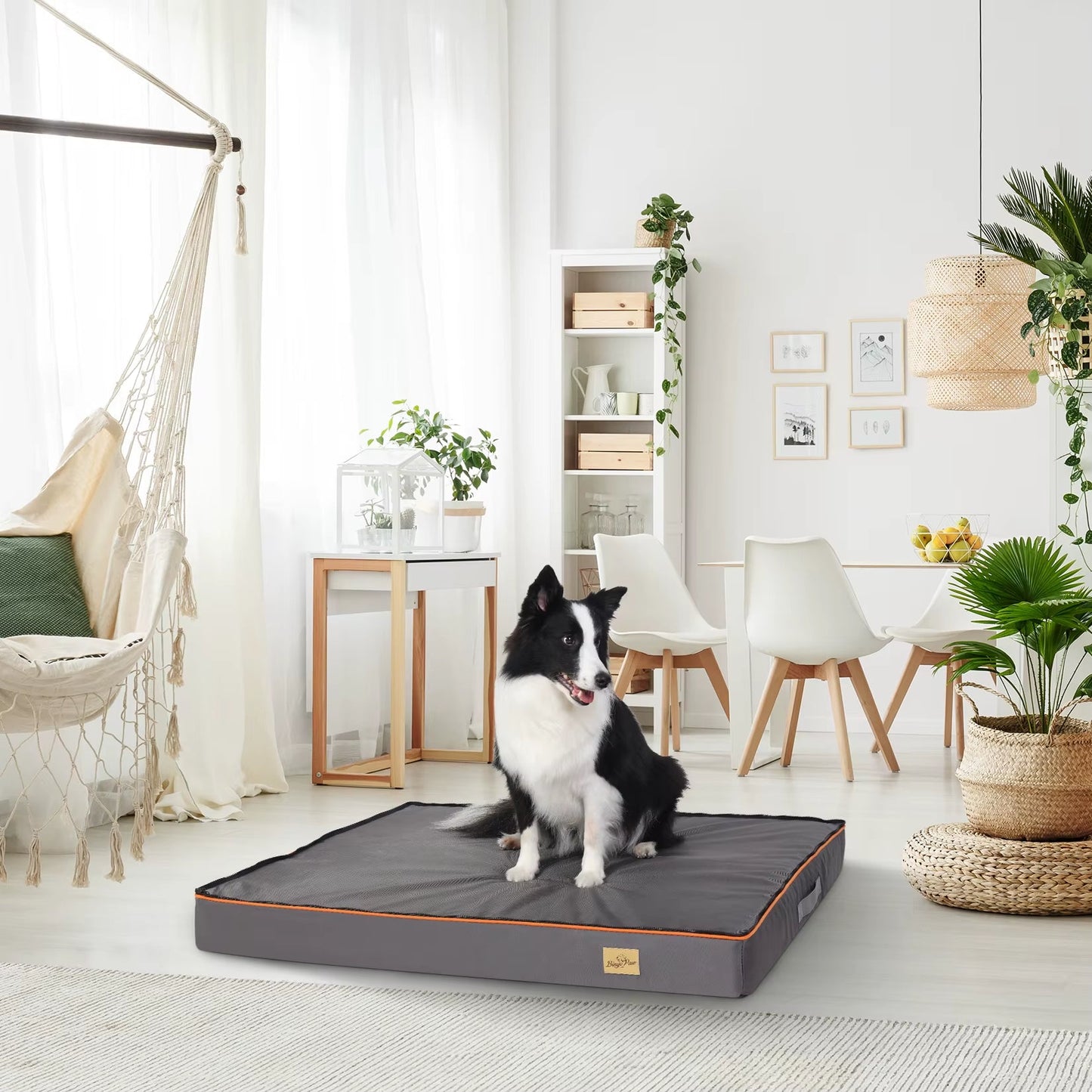 Dog Pet Bed Large Padded Orthopedic Dog Bed Foam Cushion Pets Pillow Bed with Washable Cover - Freddie & Wilson