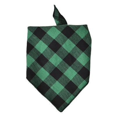 Plaid Dog Bandanas 3 Pack - Stylish Pet Scarves for Dogs & Cats - Freddie & Wilson