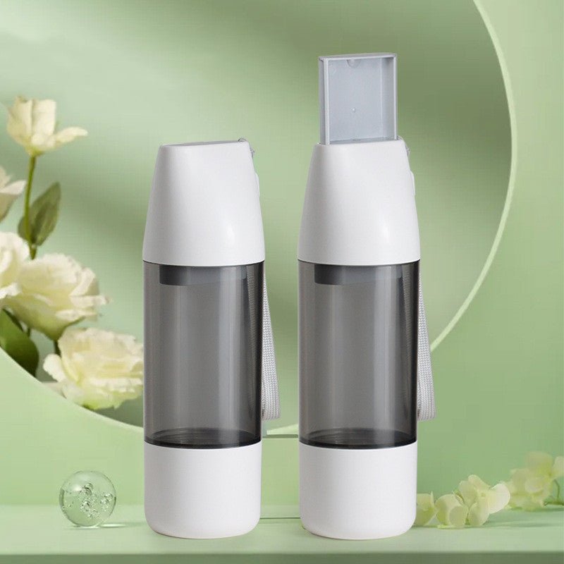 2 - in - 1 Dog Water & Food Bottle 350ml - Portable Travel Container - Freddie & Wilson