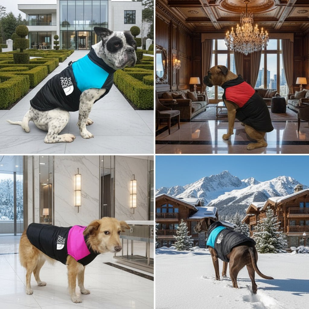 Waterproof Dog Winter Vest - Padded Zipper Jacket for All Sizes - Freddie & Wilson