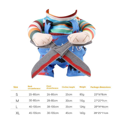 Pet Halloween Costume - Funny Scissor Outfit for Cats & Dogs - Freddie & Wilson