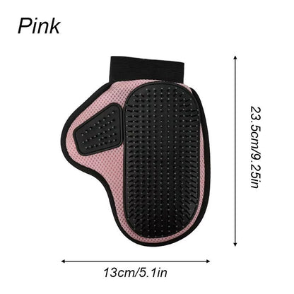 Pet Grooming Glove - Hair Removal & Massage Brush for Cats & Dogs - Freddie & Wilson