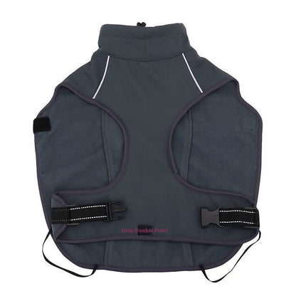 Dog Winter Vest - Thick Coral Fleece Coat for Medium to Large Dogs - Freddie & Wilson