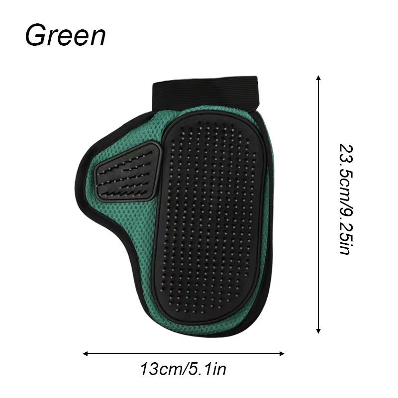 Pet Grooming Glove - Hair Removal & Massage Brush for Cats & Dogs - Freddie & Wilson