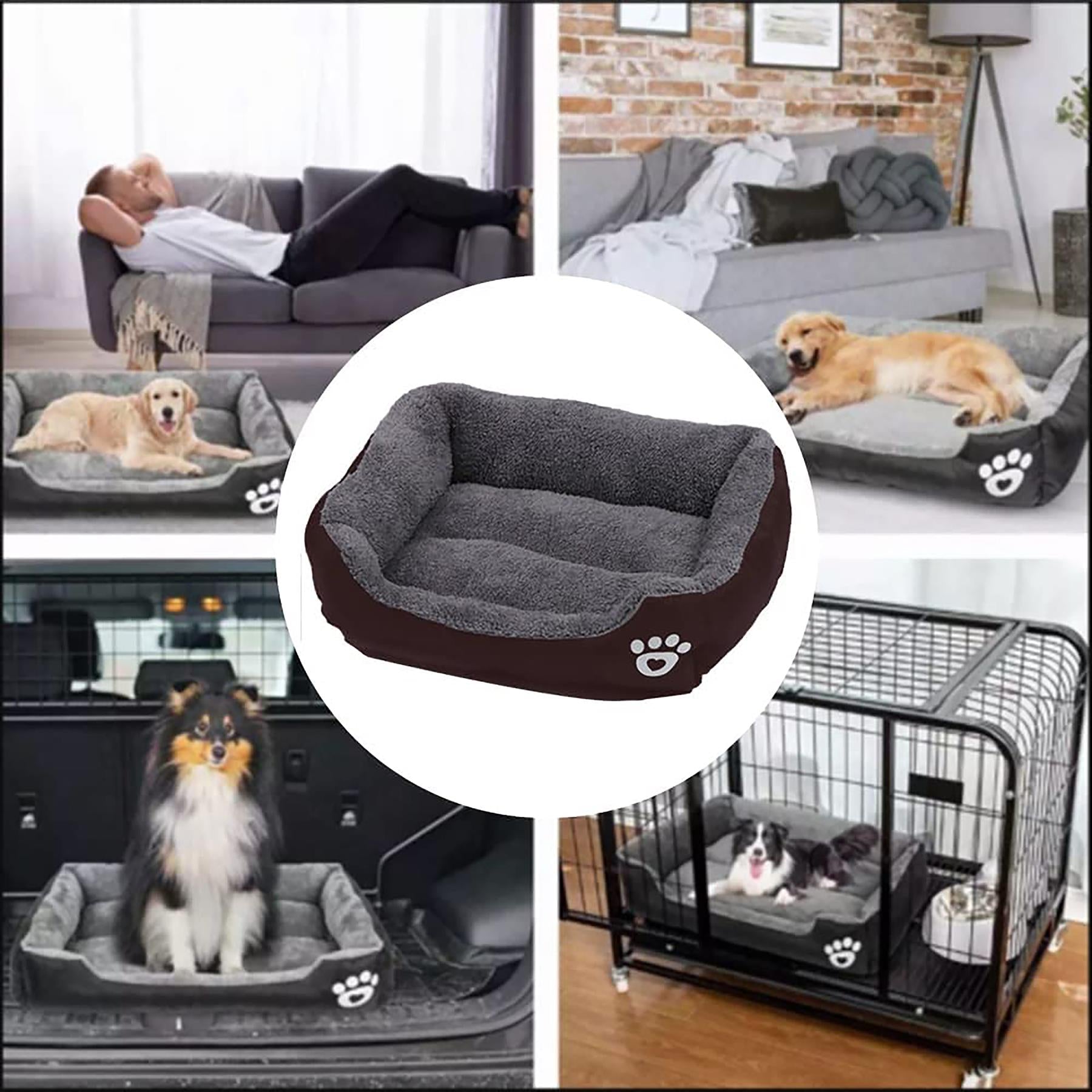 Extra Large Dog Bed Cat Pet Washable Cushion Puppy Mattress Soft Warm Calming - Freddie & Wilson
