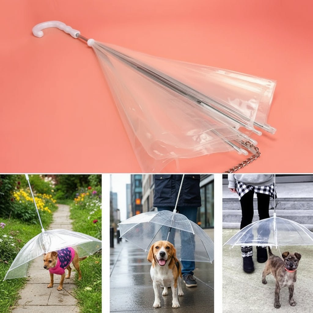Creative Pet Umbrella - Waterproof Poncho for Small Dogs & Travel - Freddie & Wilson
