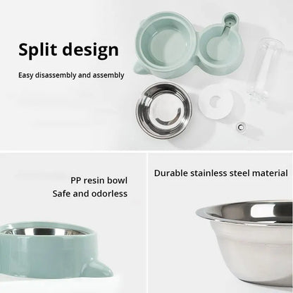 Automatic Pet Water Fountain - Gravity - Fed Bowl for Cats & Dogs - Freddie & Wilson