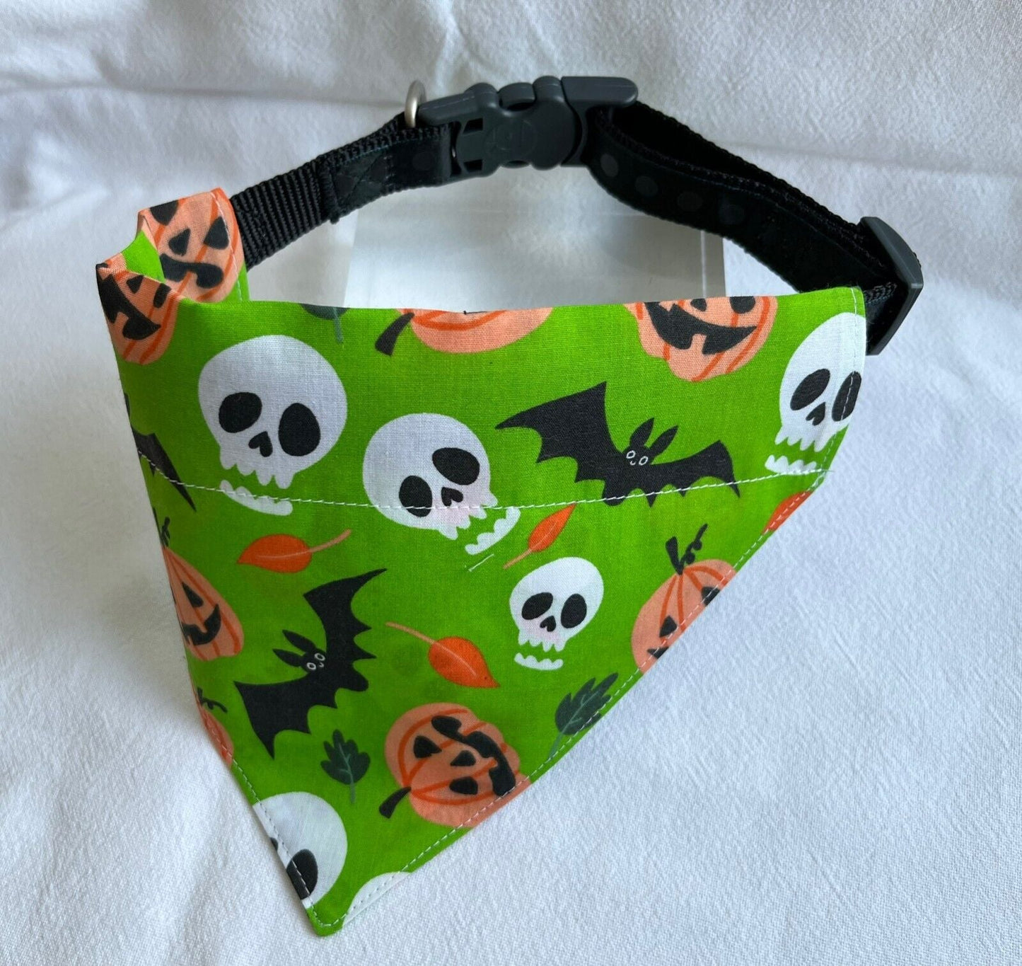 Halloween Dog Collar Accessories Bow & Bandana Handmade in UK. Multi Sizes - Freddie & Wilson