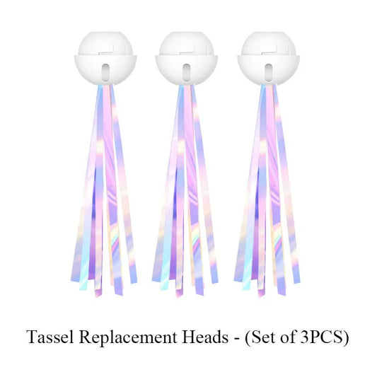 Cat Toy Interactive Funny Tassel Feather Stick Pet Toys for Kitten Colored Stretchable Cat Playing Teaser Wand Toy Pet Supplies - Freddie & Wilson