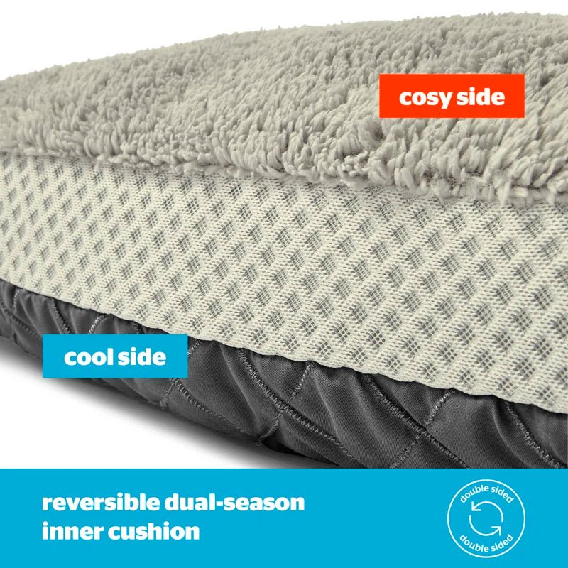 Airmax Breathable Pet Bed with Reversible Cushion - Freddie & Wilson