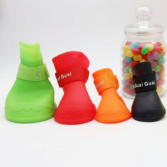 Waterproof Dog Rain Boots - Anti - Slip Soft Sole Pet Shoes - Freddie & Wilson
