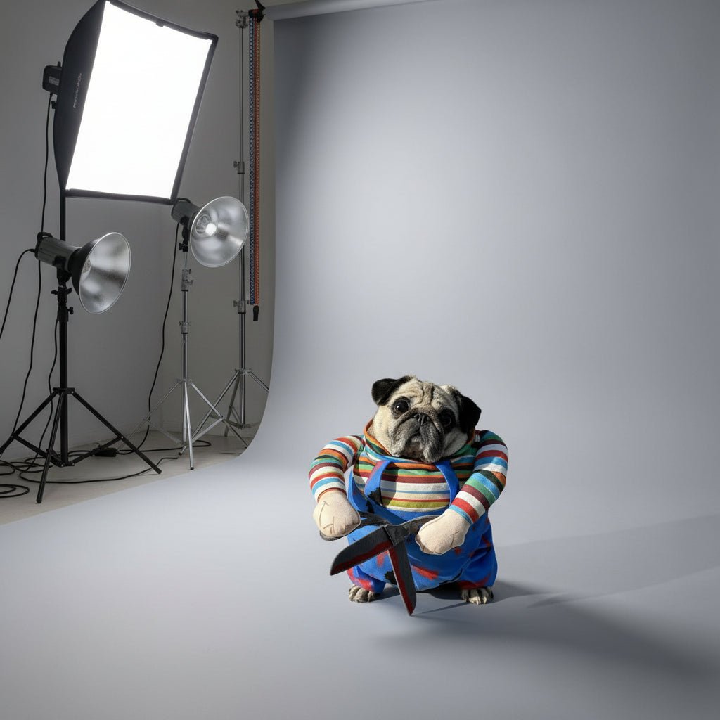 Pet Halloween Costume - Funny Scissor Outfit for Cats & Dogs - Freddie & Wilson